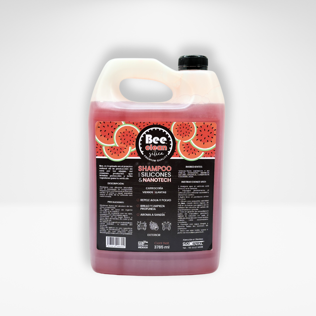 Bee Clean Sandía - Shampoo con Siliciones y Nanotech