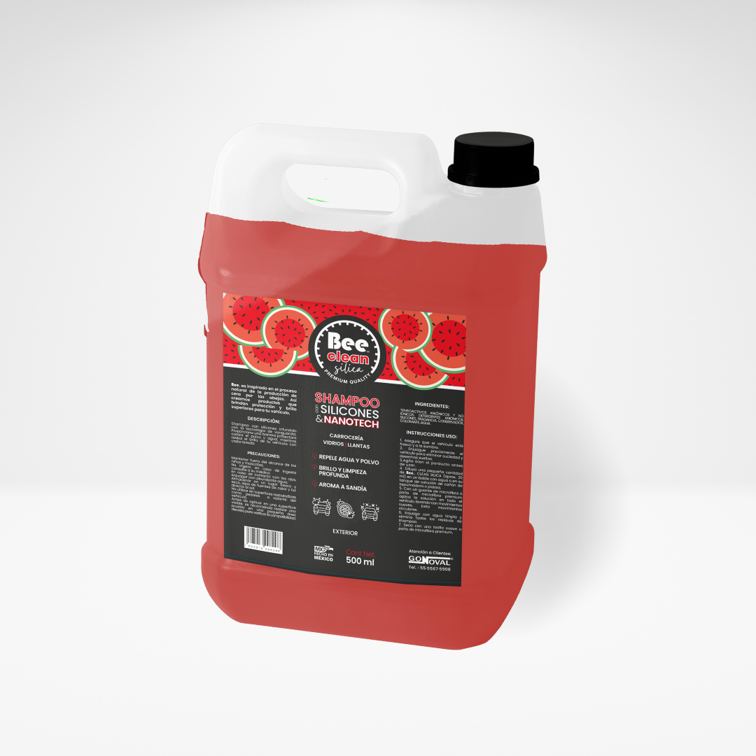 Bee Clean Sandía - Shampoo con Siliciones y Nanotech