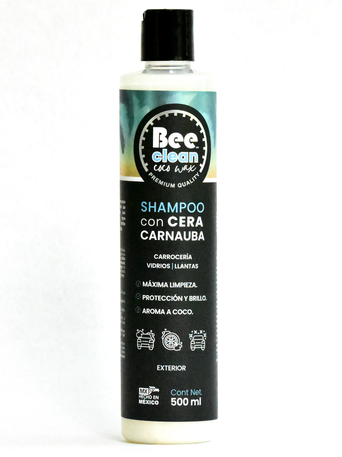 Bee Clean Coco Wax - Shampoo con Cera Carnauba