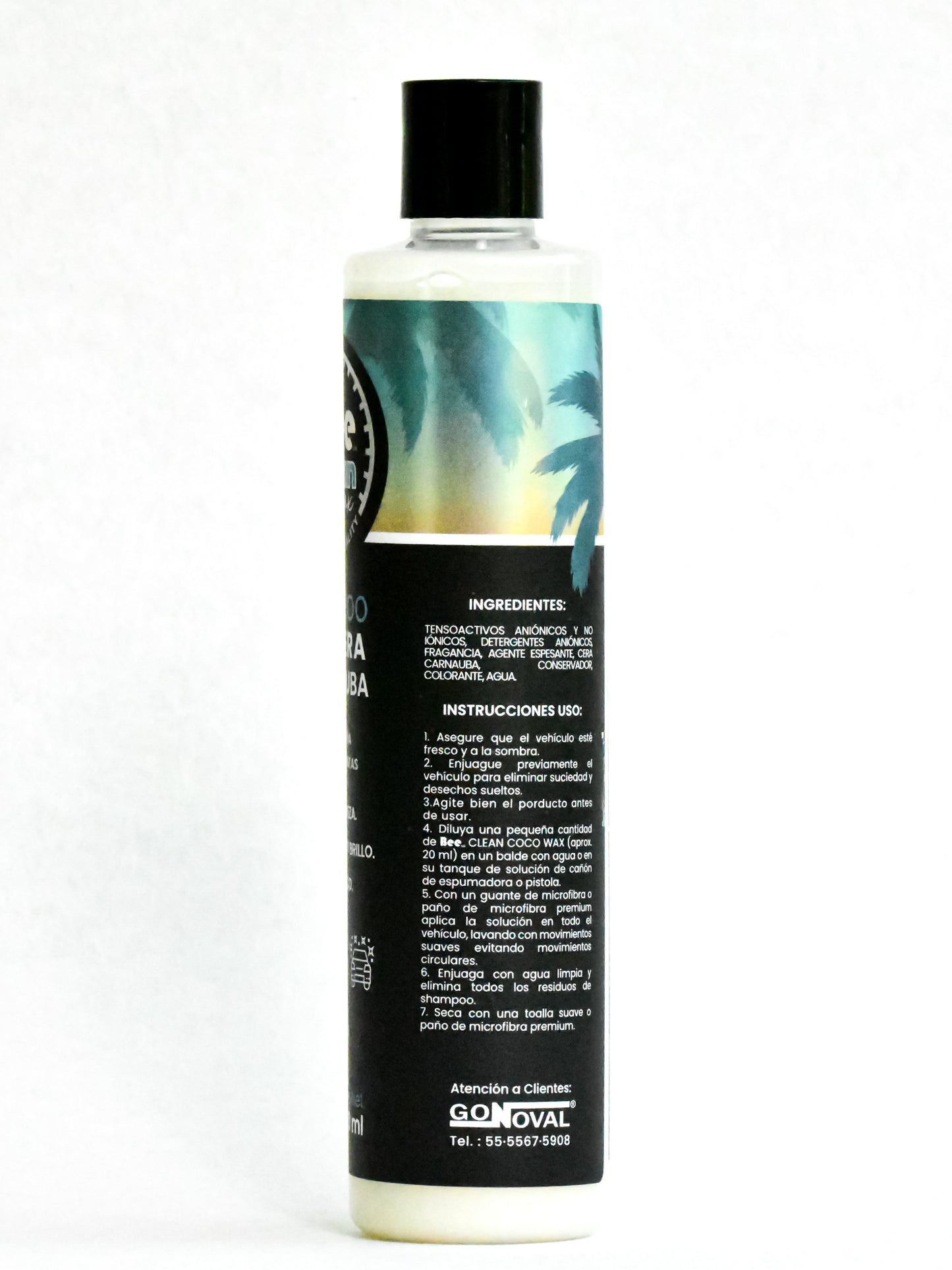 Bee Clean Coco Wax - Shampoo con Cera Carnauba