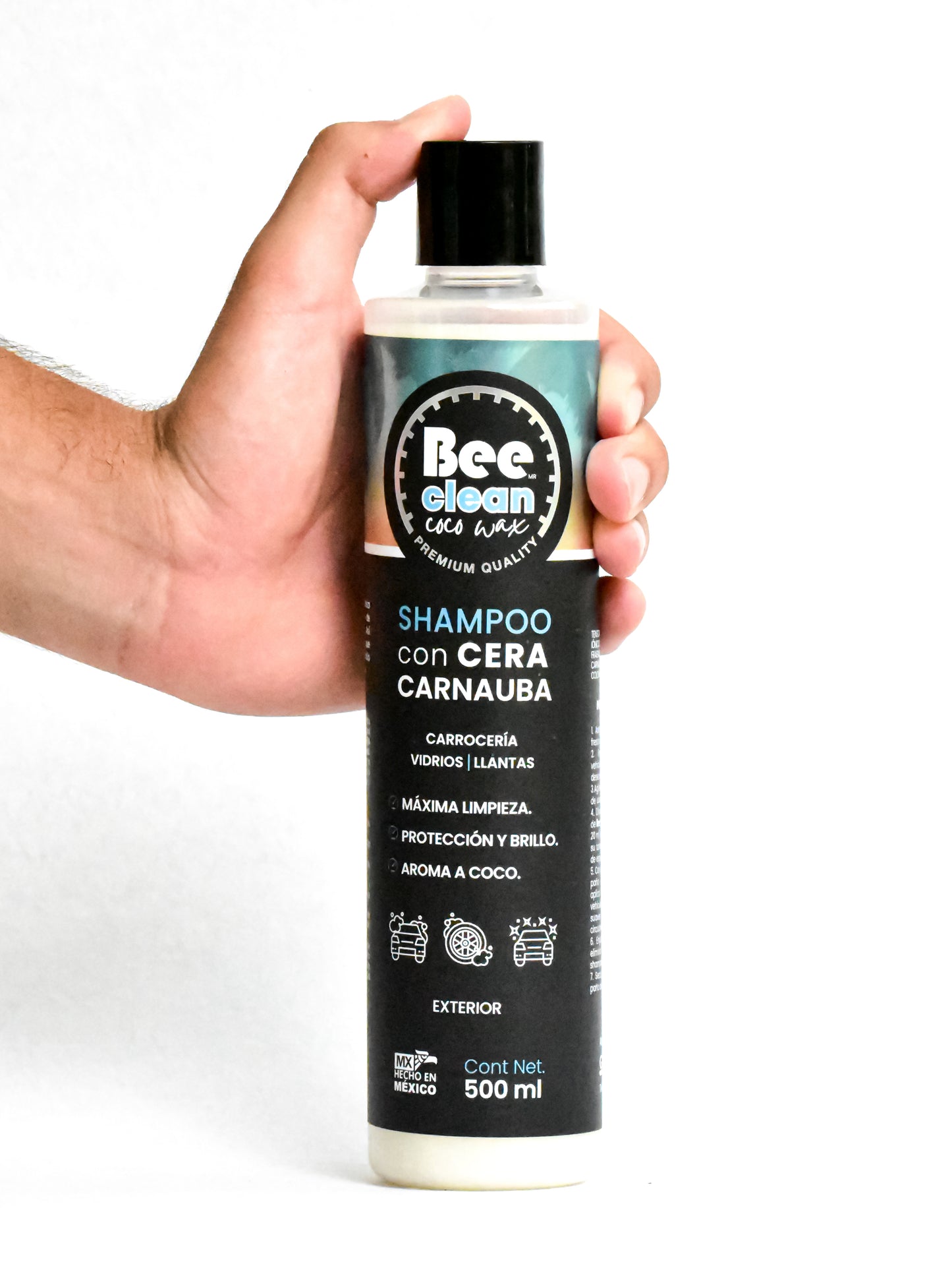 Bee Clean Coco Wax - Shampoo con Cera Carnauba
