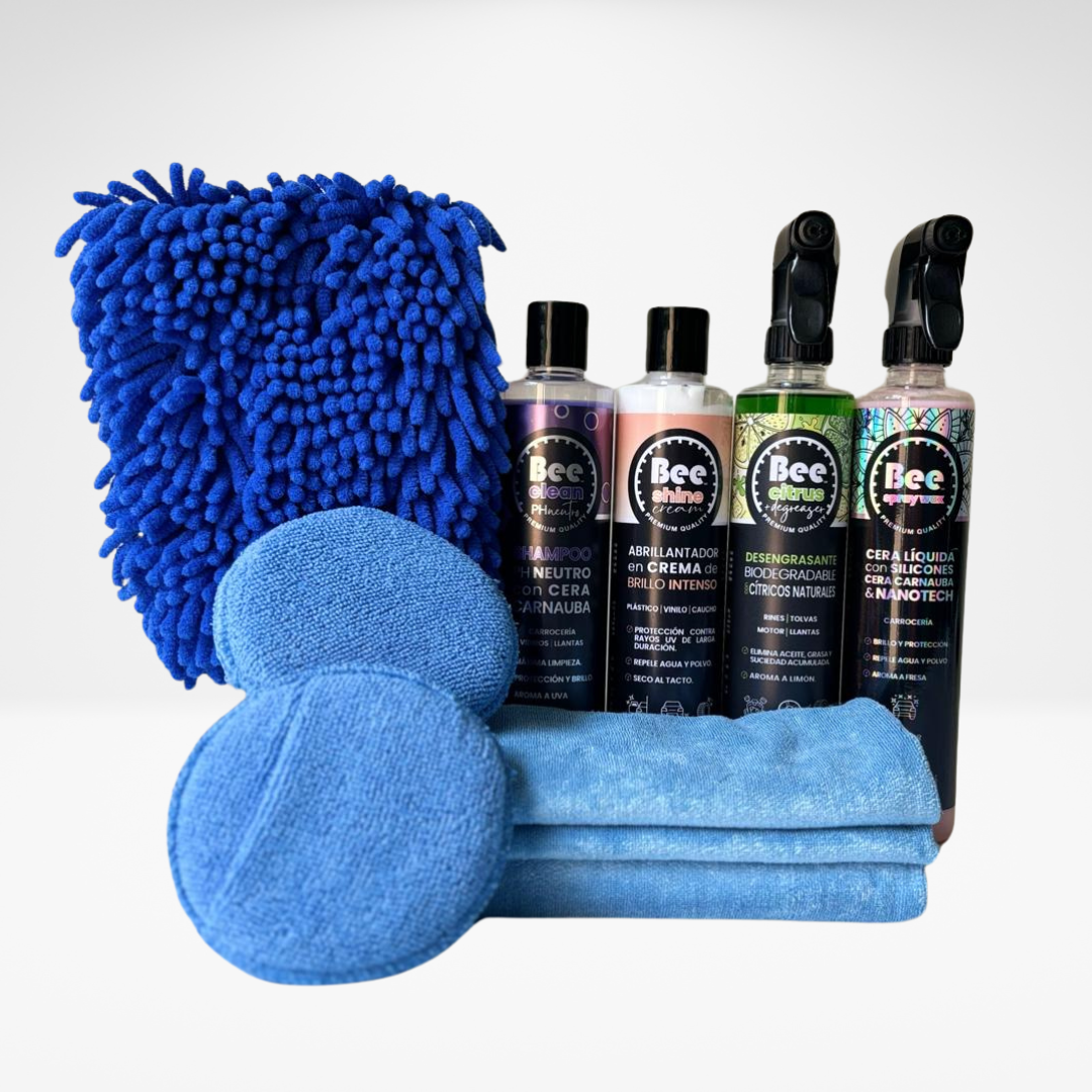Bee Kit Deluxe - Lavado Completo para tu Auto