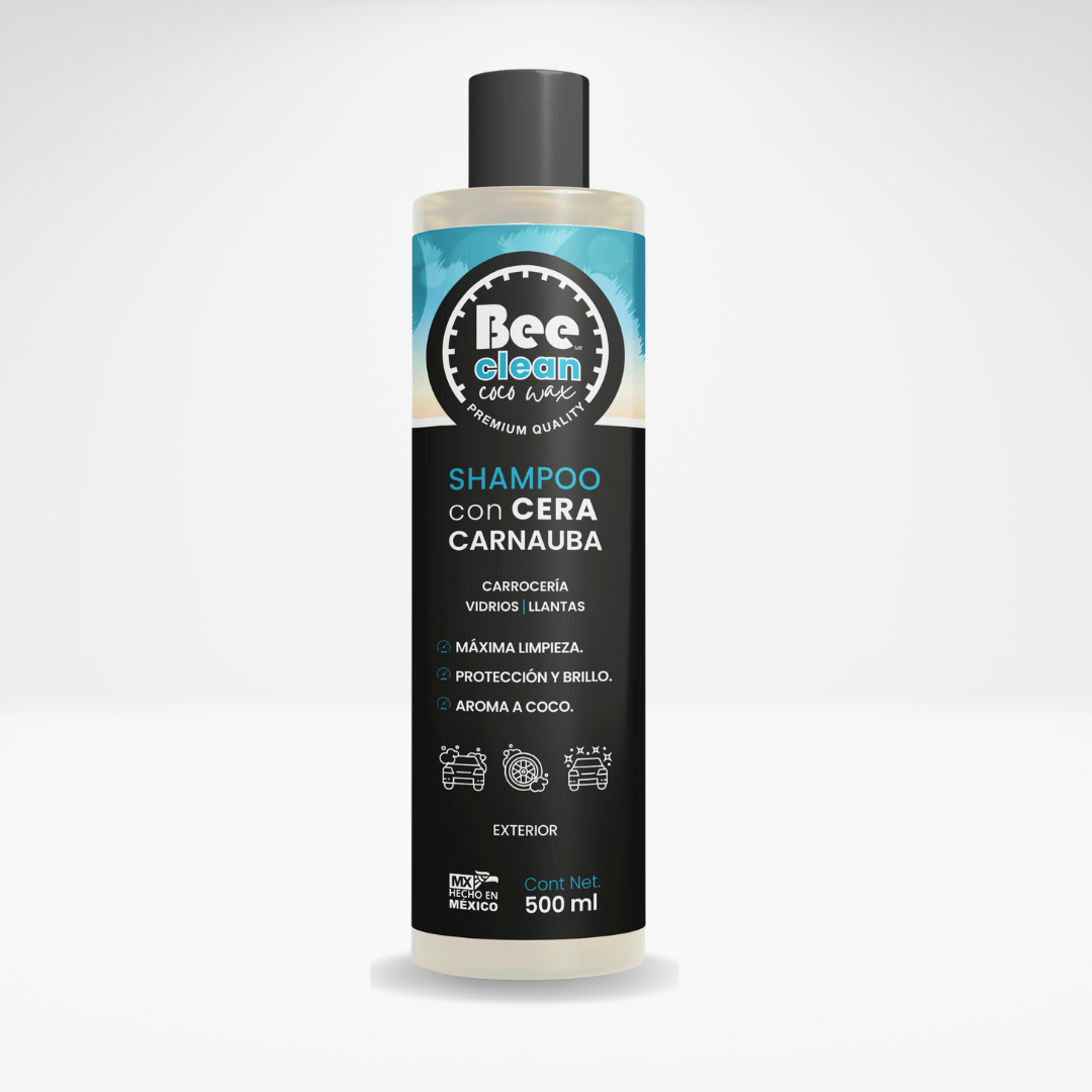 Bee Clean Coco Wax - Shampoo con Cera Carnauba