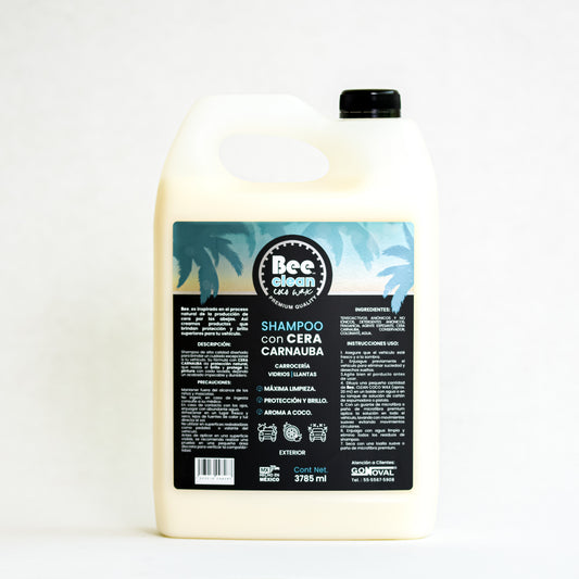 Bee Clean Coco Wax - Shampoo con Cera Carnauba