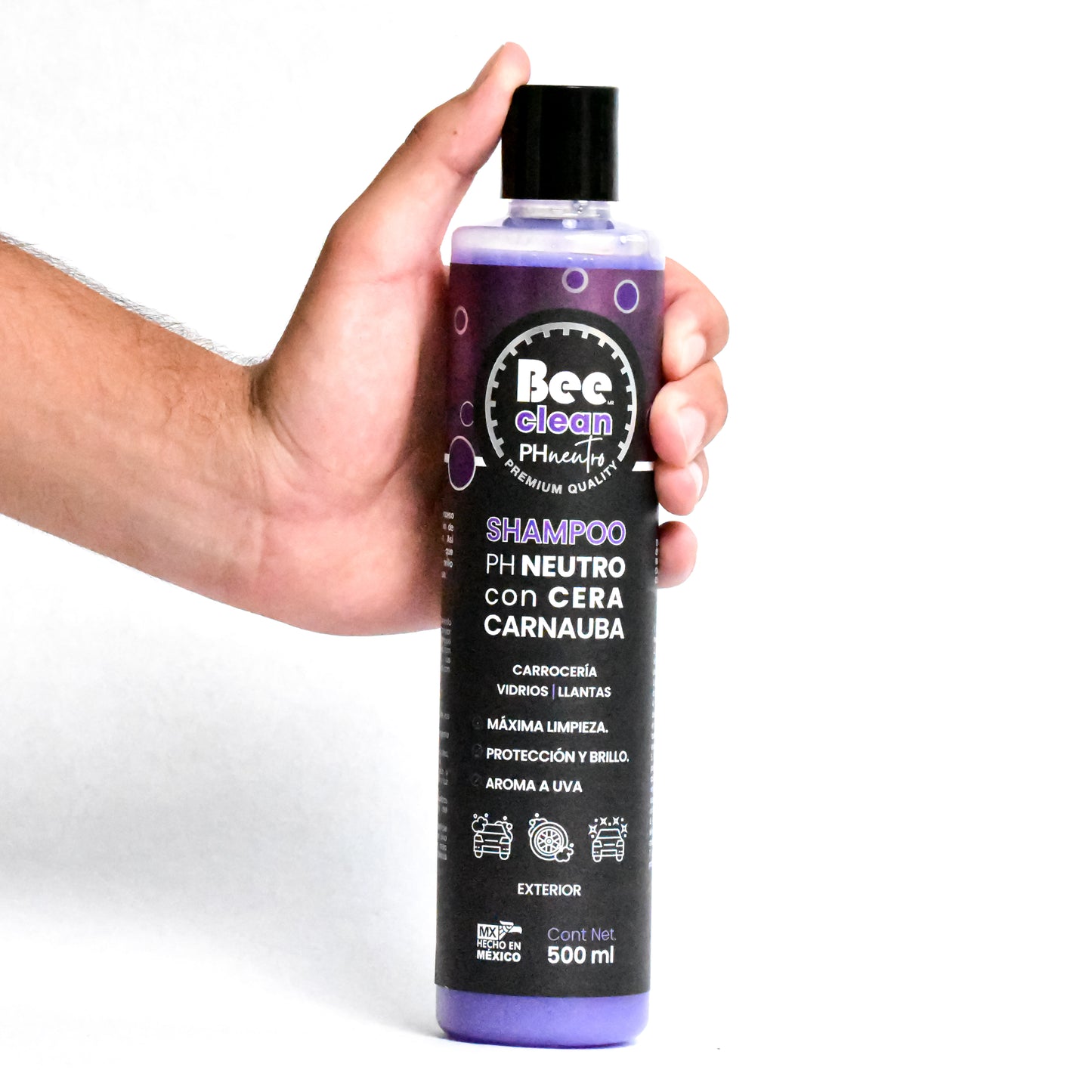 Bee Clean Uva - Shampoo pH Neutro con Cera Carnauba