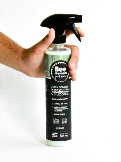 Bee Dry Wash - Quick Detailer - Cera Sintética, Carnauba y Silicones